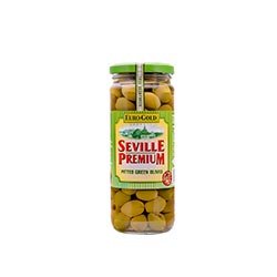 Green Pitted Olives - Golden Crown
