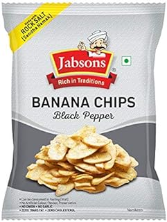 Jabsons Food Banana Chips, 150 g (Black Pepper)