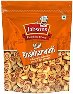 Jabsons Mini Bhakharwadi- 160 Grams (Light, Crispy & Crunchy)