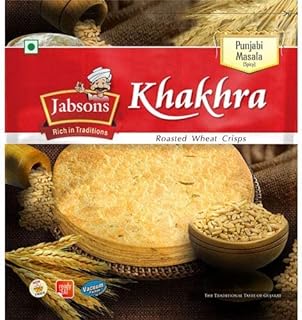 Jabsons Khakhra Punjabi Masala Vacc 180gm