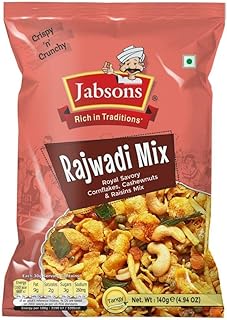 Jabsons Namkeen Rajwadi Mix 140gm (Crispy & Crunchy)