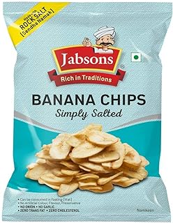 Jabsons Food Banana Chips Simply Salted 150g (Crispy & Crunchy)