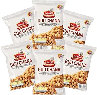 Jabsons Roasted Guard Chana 150g (Pack of 6)