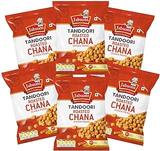 Jabsons Roasted Chana Tandoori 150g (Pack of 6)